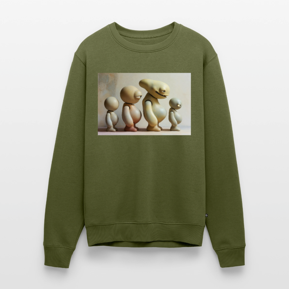 So wachsen wir also |  Männer Premium Pullover - Khaki