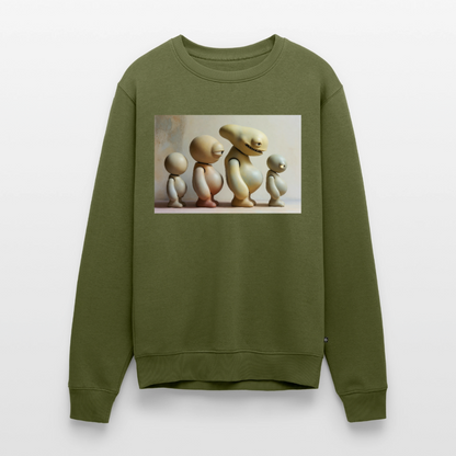 So wachsen wir also |  Männer Premium Pullover - Khaki