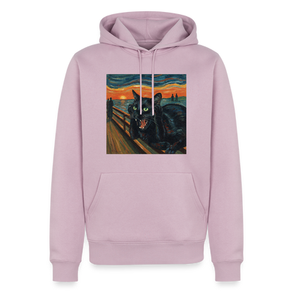 Der Schrei… aber die Katze hat’s zuerst gemerkt | Männer Premium Hoodie - Altrosa