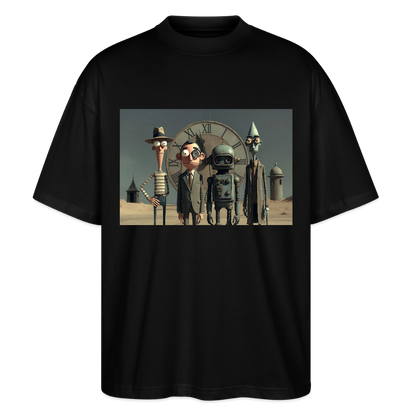Pünktlich zu spät – Die seltsame Gesellschaft | Stanley/Stella Oversized Unisex Bio T-Shirt Blaster - Schwarz