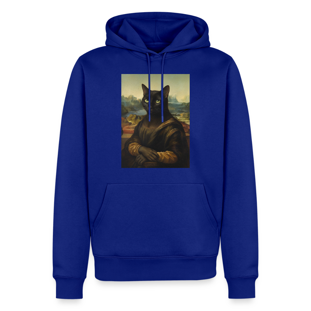 Mona Lisa… aber es ist eine Katze | Männer Premium Hoodie - Royalblau