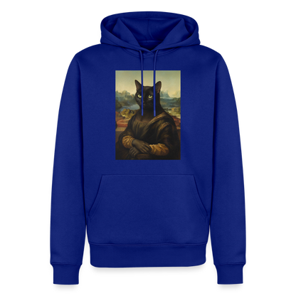 Mona Lisa… aber es ist eine Katze | Männer Premium Hoodie - Royalblau