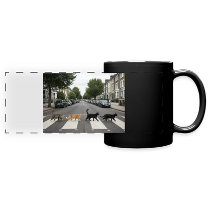 The Purrfect Crossing – Wir waren vor der Band da | Tasse einfarbig - Schwarz