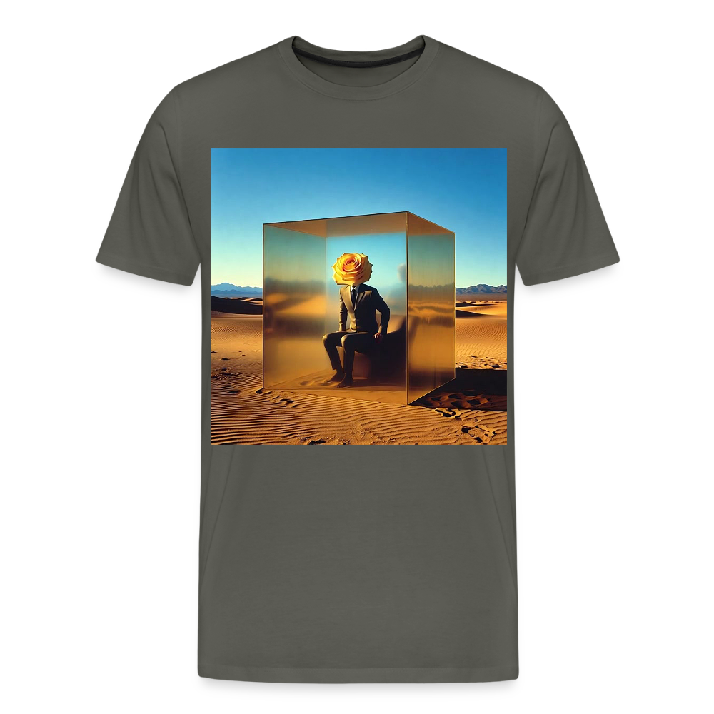 Gefühle unter Glas | Männer Premium T-Shirt - Asphalt