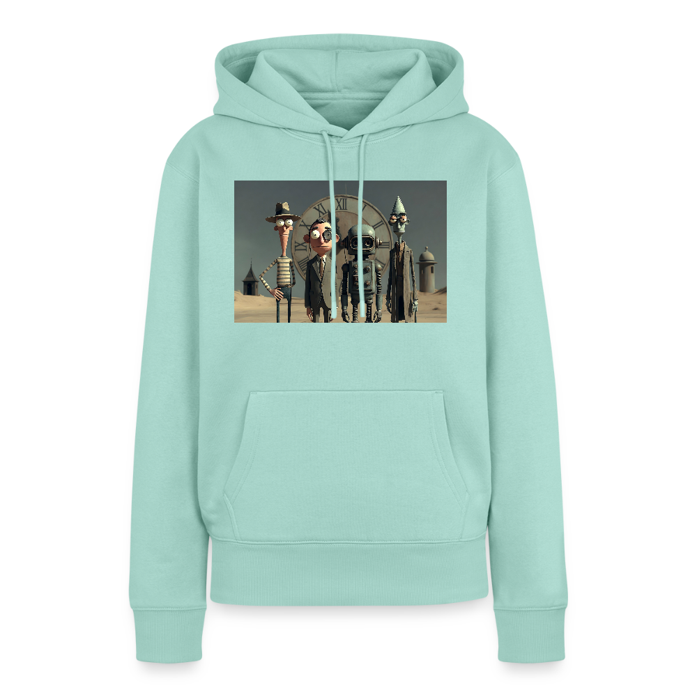 Pünktlich zu spät – Die seltsame Gesellschaft | Frauen Premium Hoodie - Mint 