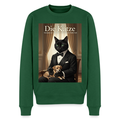 Die Katze – Krümel regelt das |  Männer Premium Pullover - Flaschengrün