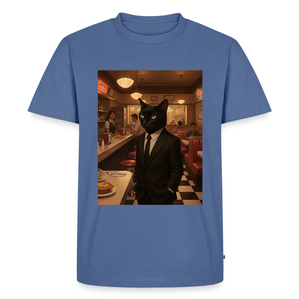 Krümel – Royale mit Pfote | Männer Premium T-Shirt - Taubenblau