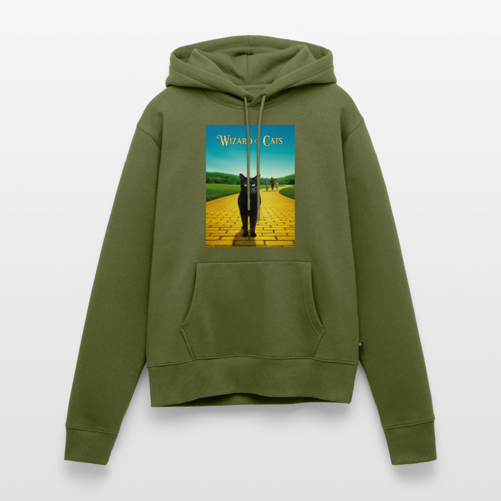 Wizard of Cats – Der gelbe Weg gehört Krümel | Frauen Premium Hoodie - Khaki