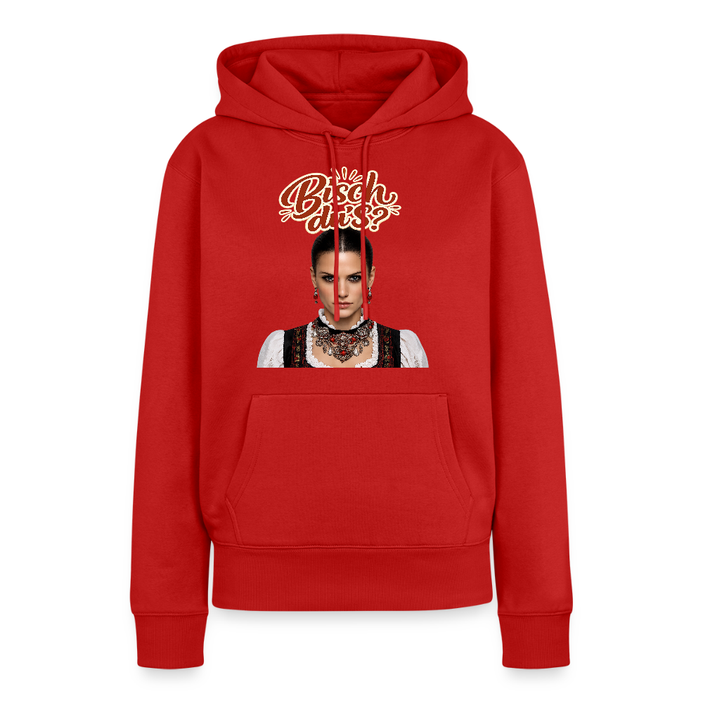 Schwarzwaldstolz – Sie weiß, wer sie isch | Frauen Premium Hoodie - Rot