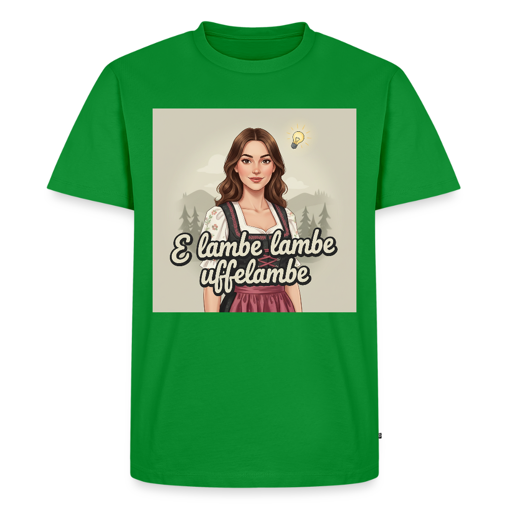 E Lambe, lambe, uffelambe – Alemannischer Geistesblitz | Männer Premium T-Shirt - Grün