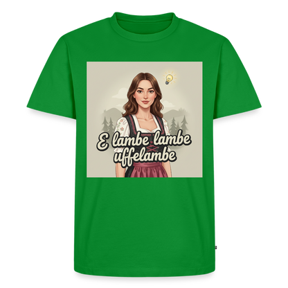 E Lambe, lambe, uffelambe – Alemannischer Geistesblitz | Männer Premium T-Shirt - Grün