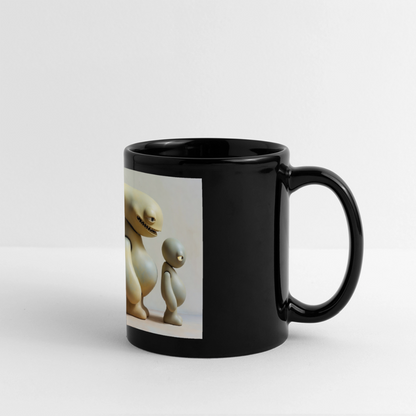 So wachsen wir also | Tasse einfarbig - Schwarz