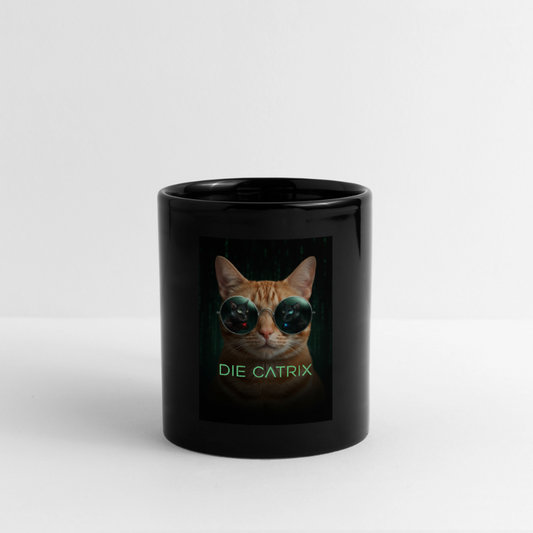 Die Catrix – Krümel erwacht | Tasse einfarbig - Schwarz