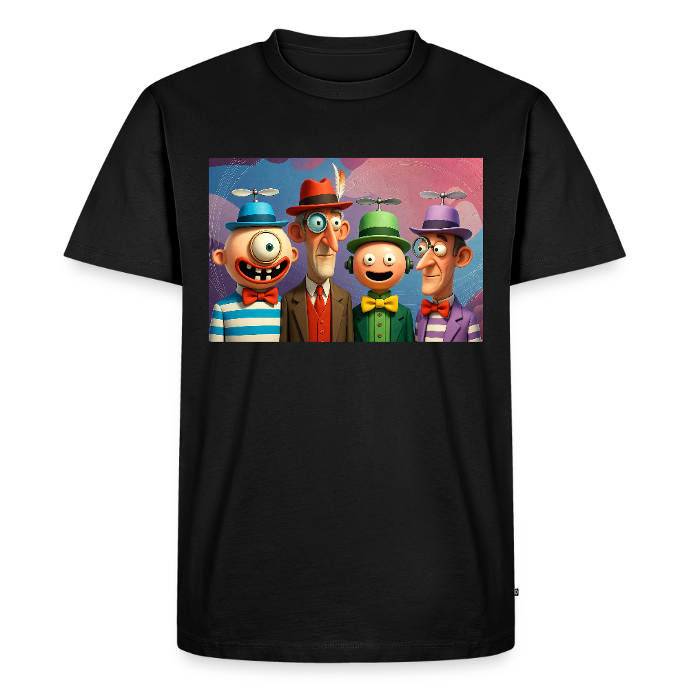 Gedankenkreise auf Hochtouren | Männer Premium T-Shirt - Schwarz