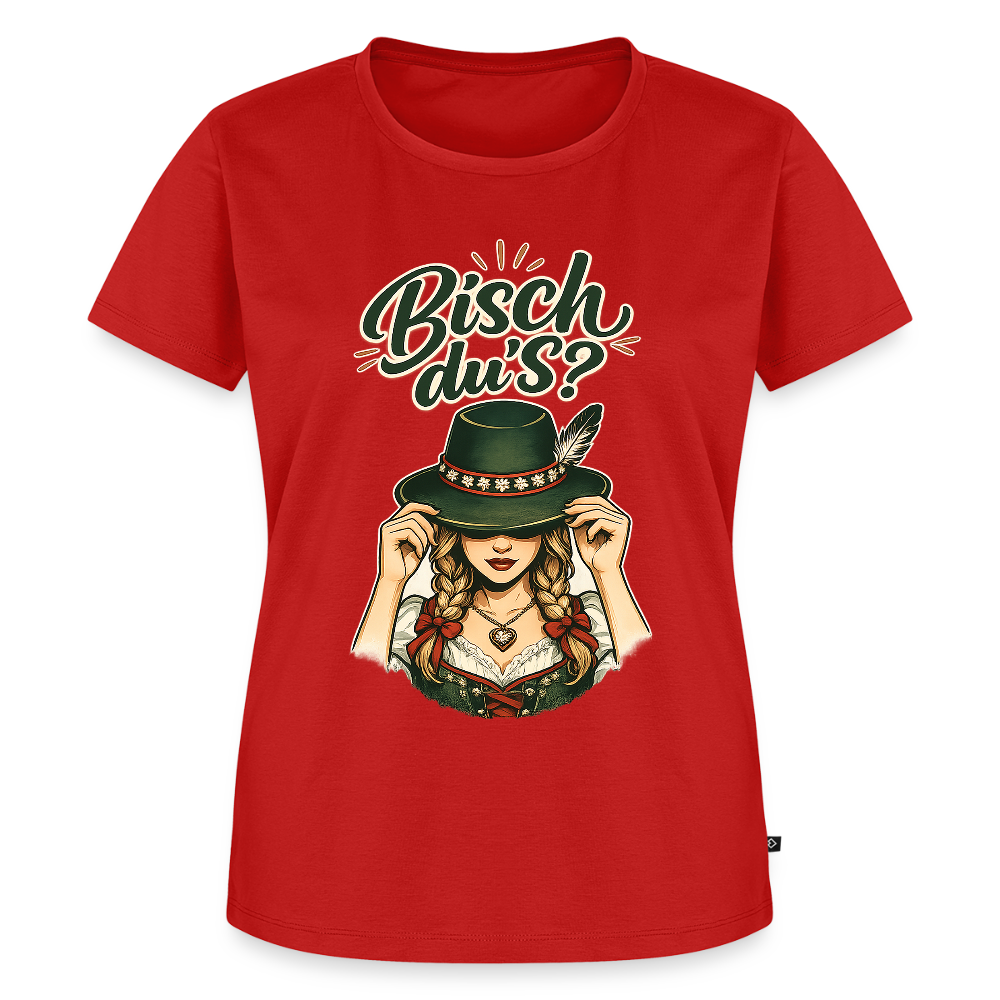 Bisch du’s? – Der Blick sagt alles | Frauen Premium T-Shirt - Rot