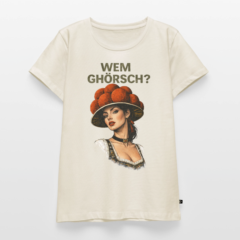 Wem ghörsch? – Schwarzwald Edition | Frauen Premium T-Shirt - Naturweiß