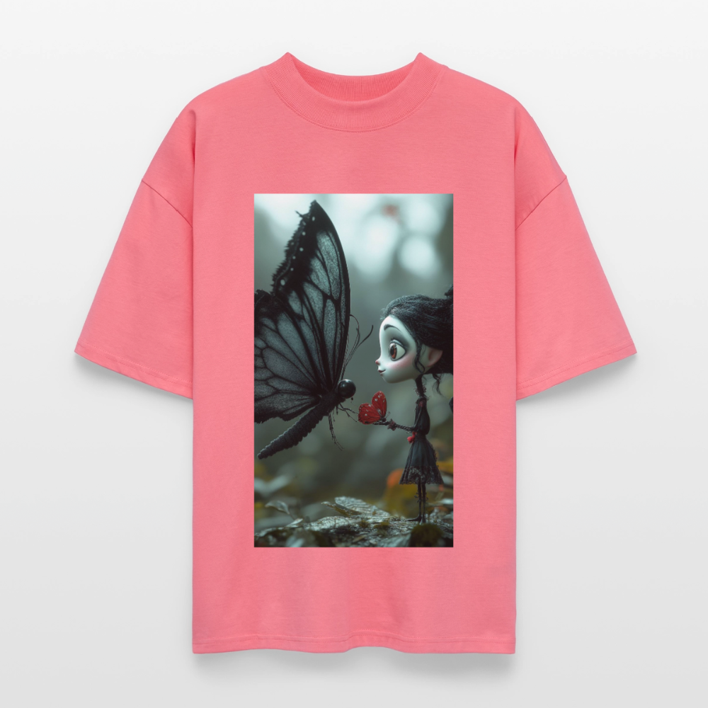 Mut für einen Moment | Stanley/Stella Oversized Unisex Bio T-Shirt Blaster - Pink 