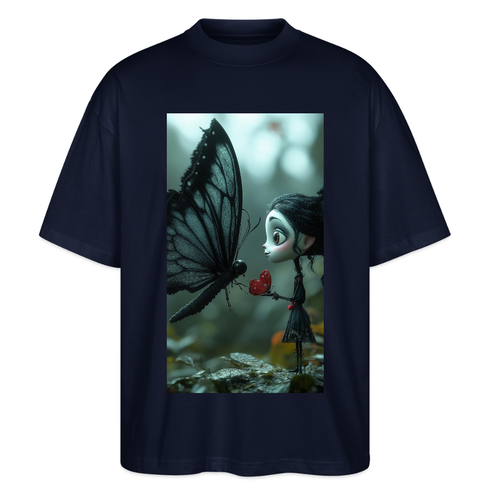 Mut für einen Moment | Stanley/Stella Oversized Unisex Bio T-Shirt Blaster - Navy