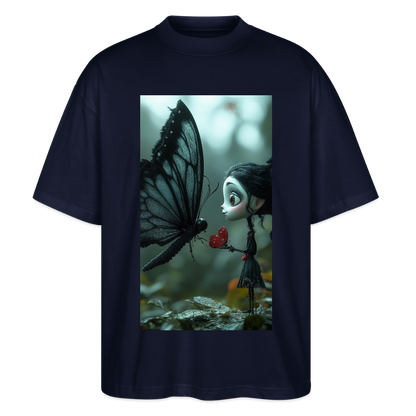 Mut für einen Moment | Stanley/Stella Oversized Unisex Bio T-Shirt Blaster - Navy