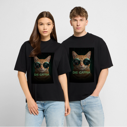 Die Catrix – Krümel erwacht | Stanley/Stella Oversized Unisex Bio T-Shirt Blaster - Schwarz