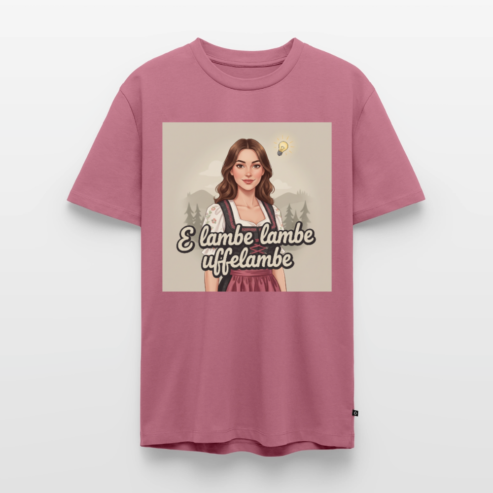 E Lambe, lambe, uffelambe – Alemannischer Geistesblitz | Männer Premium T-Shirt - Mauve