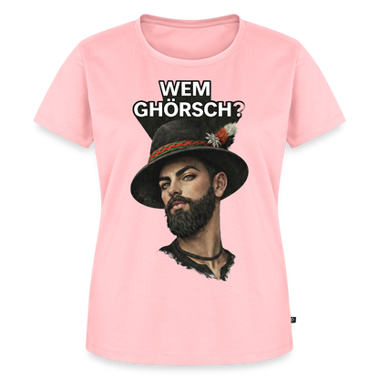 Wem ghörsch? – Alemannische Klärung | Frauen Premium T-Shirt - Rosa