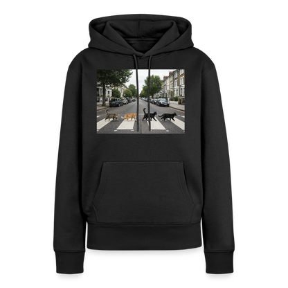 The Purrfect Crossing – Wir waren vor der Band da | Frauen Premium Hoodie - Schwarz