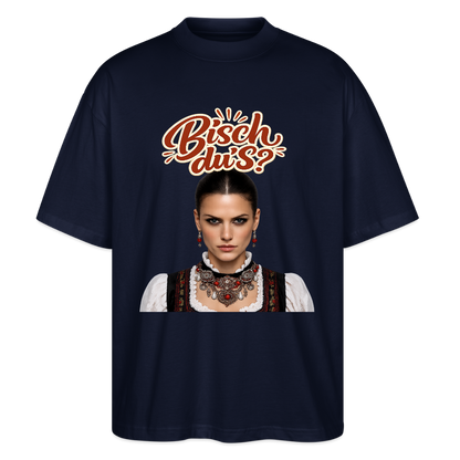 Schwarzwaldstolz – Sie weiß, wer sie isch | Stanley/Stella Oversized Unisex Bio T-Shirt Blaster - Navy