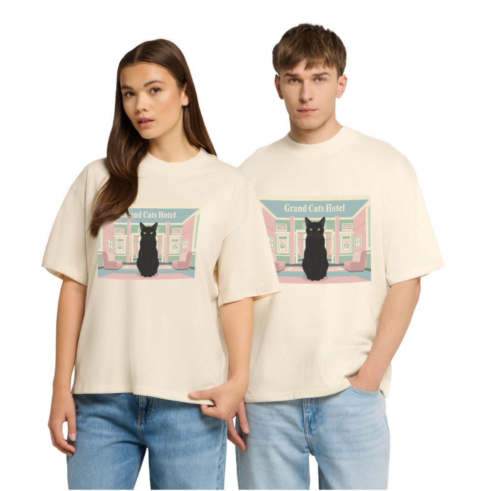 Grand Hotel Krümel | Stanley/Stella Oversized Unisex Bio T-Shirt Blaster - Natur