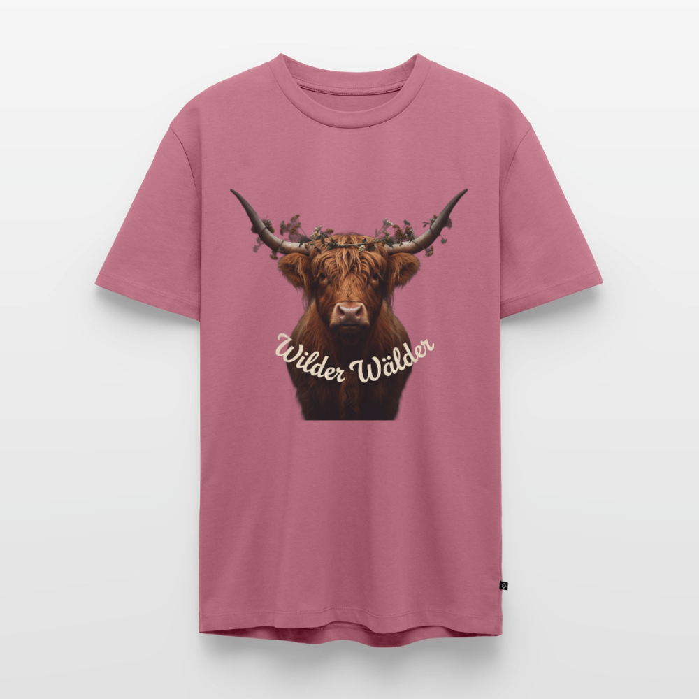 Wilder Wälder – Schwarzwald Highland Rind | Männer Premium T-Shirt - Mauve