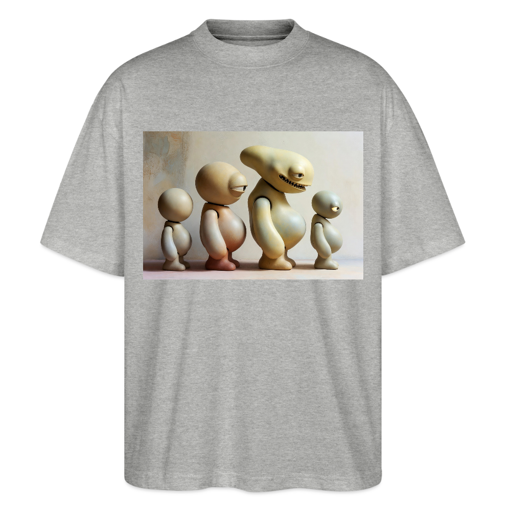 So wachsen wir also | Stanley/Stella Oversized Unisex Bio T-Shirt Blaster - Grau meliert