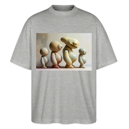 So wachsen wir also | Stanley/Stella Oversized Unisex Bio T-Shirt Blaster - Grau meliert