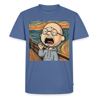 Der Schrei… aber heute bin ich dran | Männer Premium T-Shirt - Taubenblau