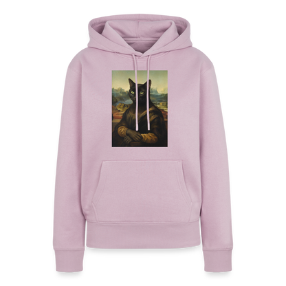 Mona Lisa… aber es ist eine Katze | Frauen Premium Hoodie - Altrosa