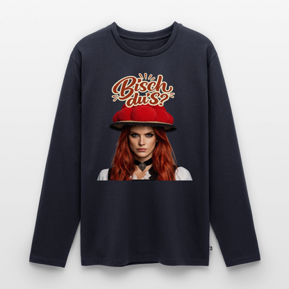 Bisch du’s? – Schwarzwaldmädel | Männer Premium Bio Langarmshirt - Navy