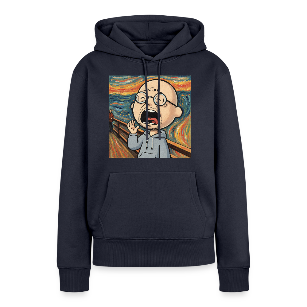 Der Schrei… aber heute bin ich dran | Frauen Premium Hoodie - Navy