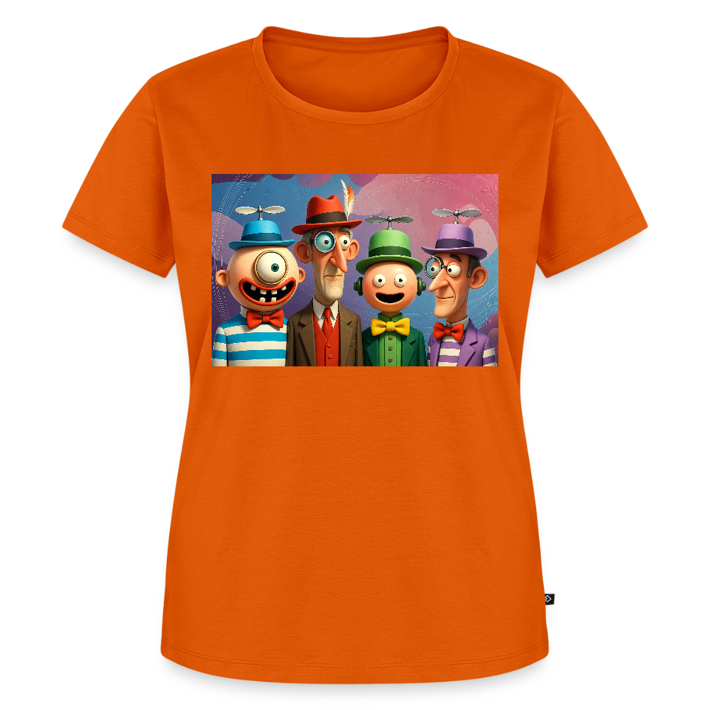 Gedankenkreise auf Hochtouren | Frauen Premium T-Shirt - Orange 