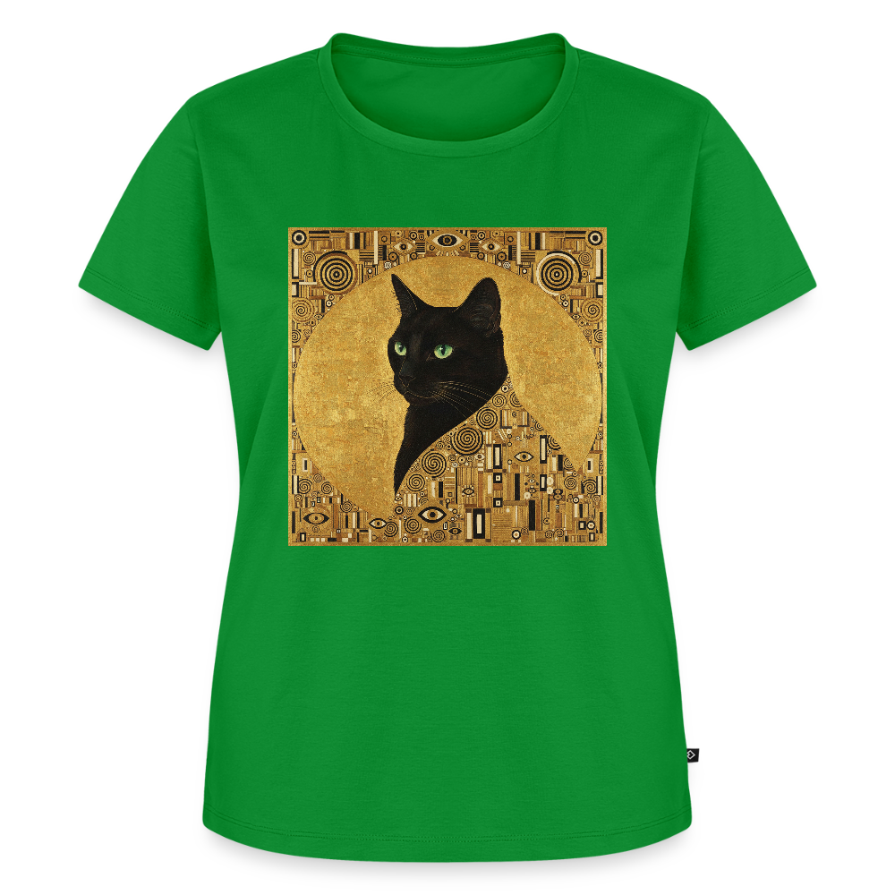 Adele… aber sie schnurrt – Goldene Katze à la Klimt | Frauen Premium T-Shirt - Grün