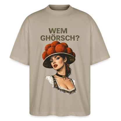 Wem ghörsch? – Schwarzwald Edition | Stanley/Stella Oversized Unisex Bio T-Shirt Blaster - Steingrau