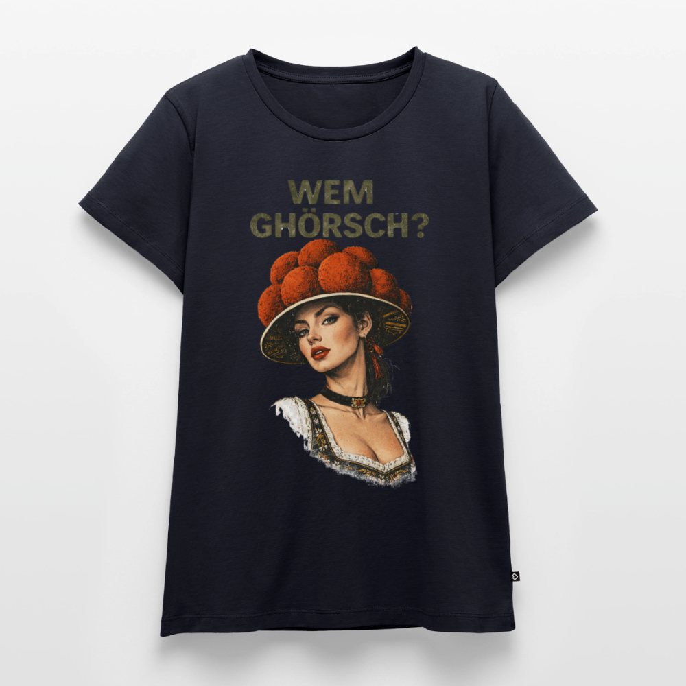 Wem ghörsch? – Schwarzwald Edition | Frauen Premium T-Shirt - Navy