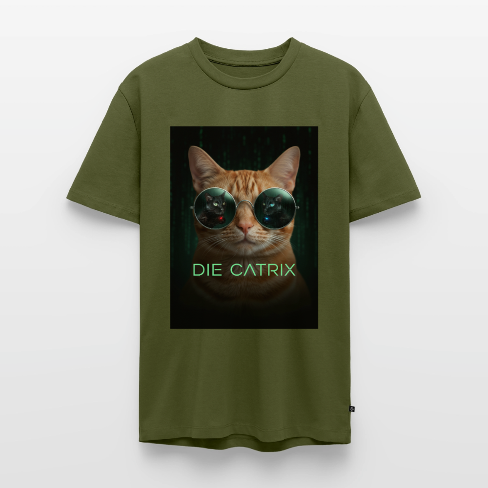 Die Catrix – Krümel erwacht | Männer Premium T-Shirt - Khaki