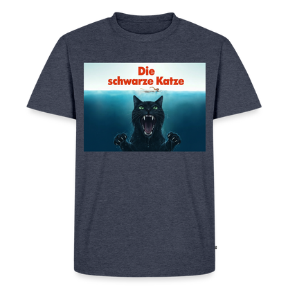 Die schwarze Katze – Krümel taucht auf | Männer Premium T-Shirt - Jeansblau 