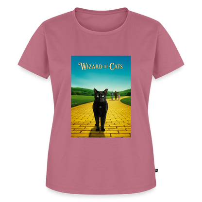 Wizard of Cats – Der gelbe Weg gehört Krümel | Frauen Premium T-Shirt - Mauve
