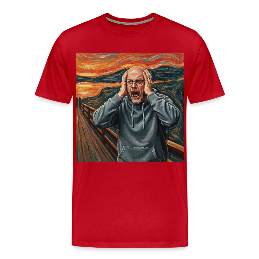 Der Schrei… wenn es wirklich reicht | Männer Premium T-Shirt - Rot