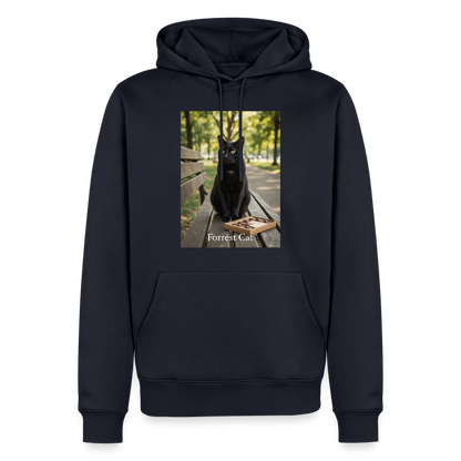 Forrest Cat – Krümel wartet | Männer Premium Hoodie - Navy