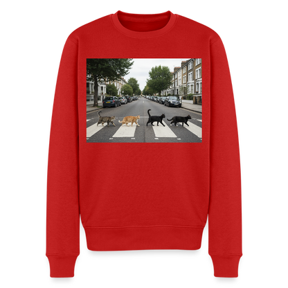 The Purrfect Crossing – Wir waren vor der Band da |  Männer Premium Pullover - Rot