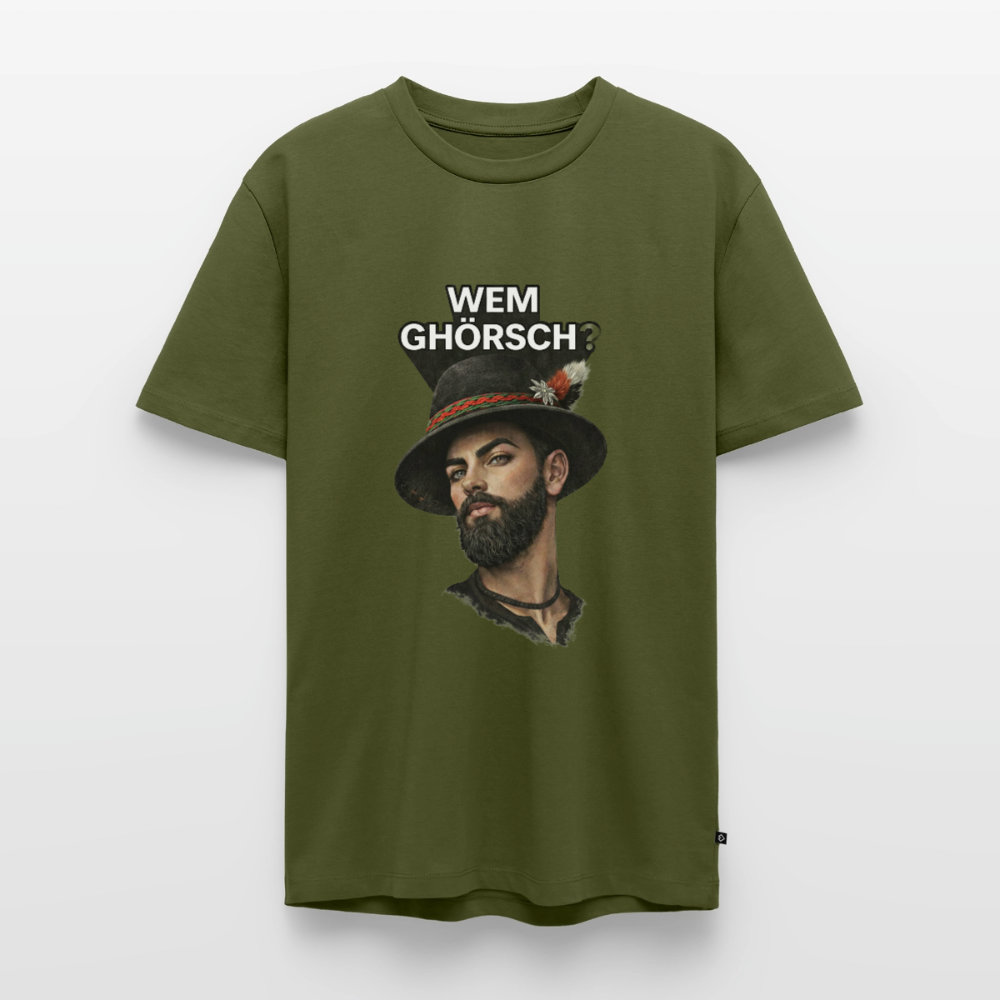 Wem ghörsch? – Alemannische Klärung | Männer Premium T-Shirt - Khaki