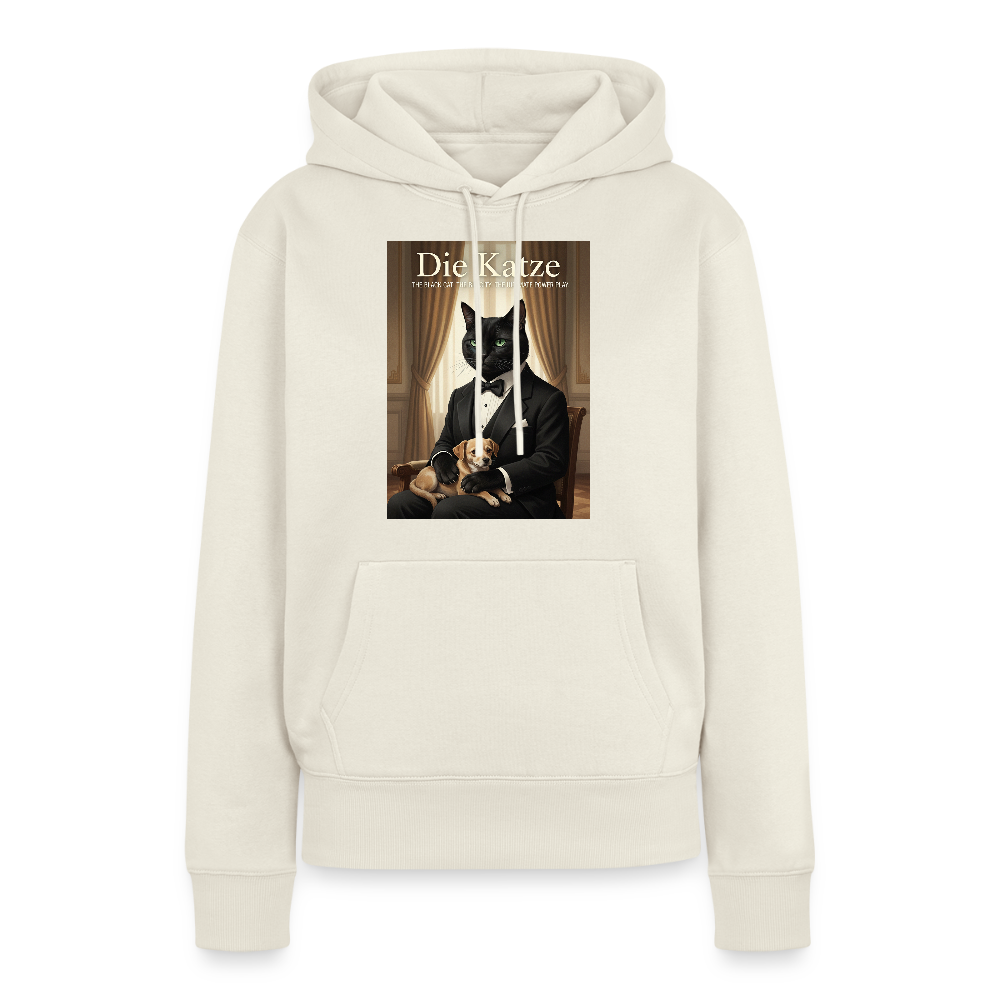 Die Katze – Krümel regelt das | Frauen Premium Hoodie - Naturweiß