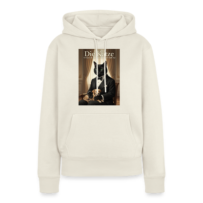 Die Katze – Krümel regelt das | Frauen Premium Hoodie - Naturweiß
