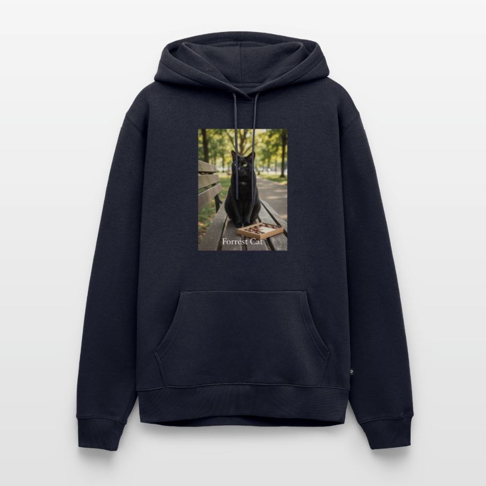 Forrest Cat – Krümel wartet | Männer Premium Hoodie - Navy